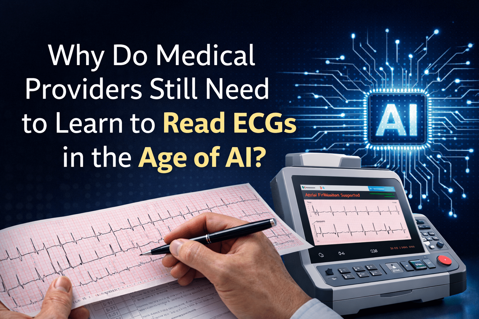 Why Do Medical Providers Still Need to Learn to Read ECGs in the Age of AI?